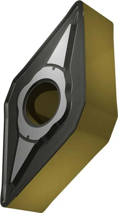 Geprüft Drehwendeschneidplatte ISO DNMG 150608-NRM:T9415 D. 5,16mm MT-CVD beschichtet VE: 10 Stück