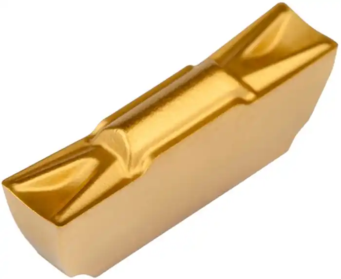 Drehwendeschneidplatte ISO LCMF 031304-F:T8330 Tiefe 3mm PVD beschichtet Gold VE: 10 Stück Highlight