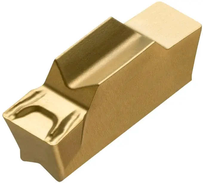 Drehwendeschneidplatte ISO LCMR 041604-F:T8330 Tiefe 3mm PVD beschichtet Gold VE: 10 Stück Neue Ware