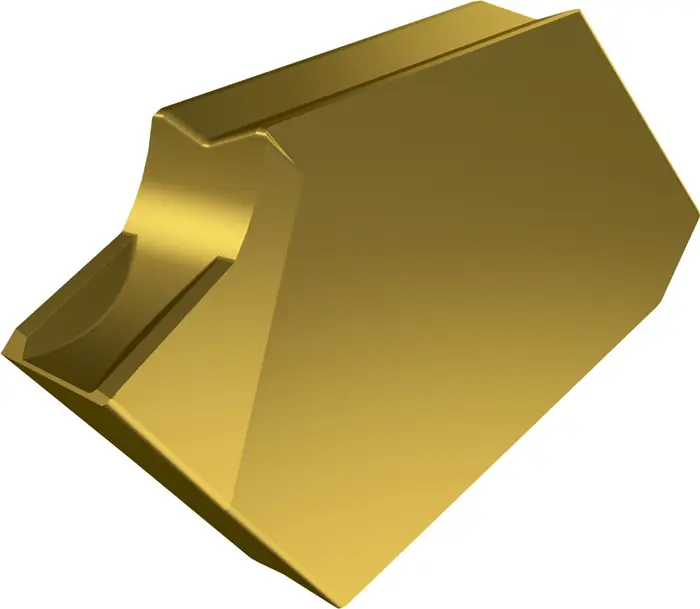 Drehwendeschneidplatte ISO LFUX 030800TL:T8330 Tiefe 4,9mm PVD beschichtet Gold VE: 10 Stück Neue Kollektion
