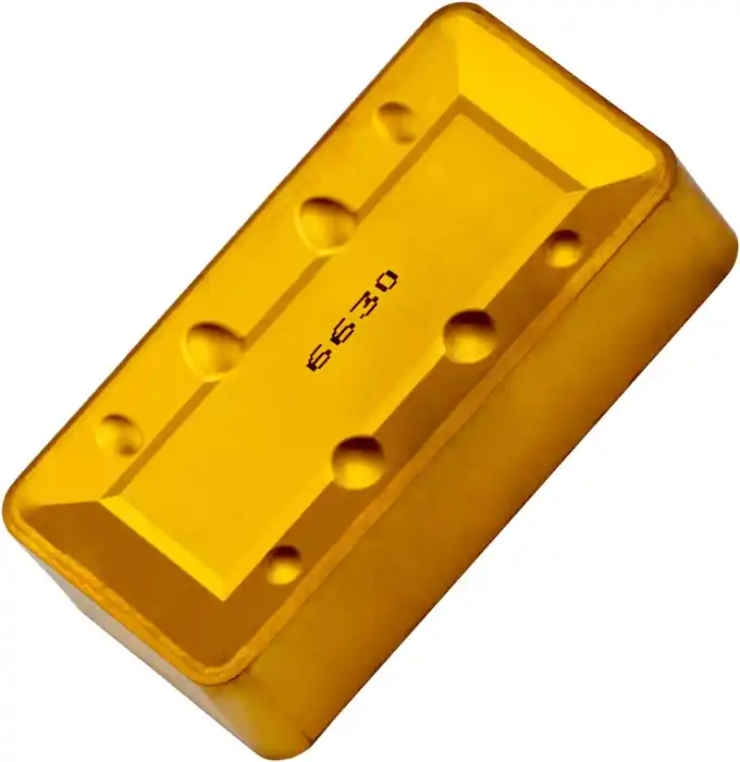 Sale Drehwendeschneidplatte ISO LNUX 50-1275000:6630 D.9,3mm MT-CVD beschichtet Gold VE: 2 Stück