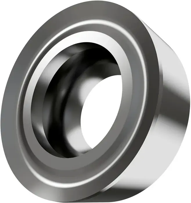 Expressversand Drehwendeschneidplatte ISO RCGT 1003MOF-AL:T0315 D.4,4mm PVD beschichtet Silber VE: 10 Stück