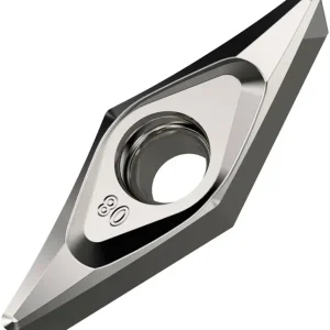 Drehwendeschneidplatte ISO VCGT 160404E-SF3:H07 Bohrungs-D. 4,4mm Farbe Silber VE: 10 Stück Must-Have