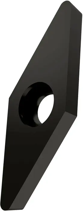 Drehwendeschneidplatte ISO VCGW 130304:T5305 D.2,6mm MT-CVD beschichtet Schwarz VE: 10 Stück Kracherpreis