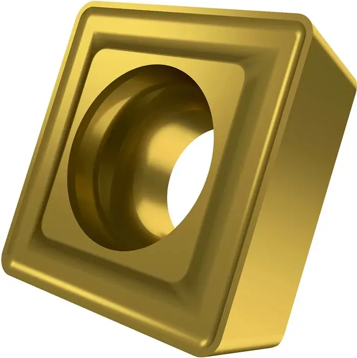 Letzte Chance Bohr-Wendeschneidplatte ISO SCET 09T308-UD:D8330 D.4,5mm PVD beschichtet Gold VE: 10 Stück
