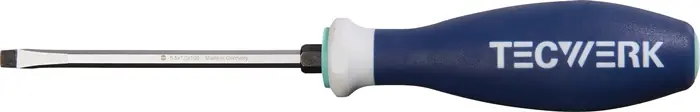Top-Angebot Schraubendreher Schneiden-B.5,5mm Klingen-L.100mm 3K-Griff 6-KT.-Kl./Ans.TECWERK