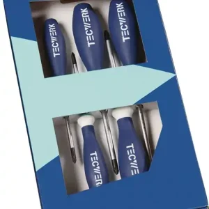 Preiswert Schraubendrehersatz 6-tlg.TORX® Mehrkomponentengriffe Rundkl.TECWERK