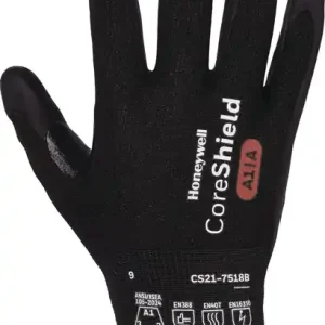 Schnittschutzhandschuhe CORESHIELD 18G BLACK Gr.10 schwarz EN 388,EN 407,EN36350 VE: 10 Paare Billig