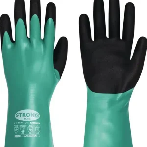 Preisknaller Chemiehandschuhe CLARINGTON Gr.10 grün/schwarz EN 407/EN 388/EN 374 VE: 12 Paare