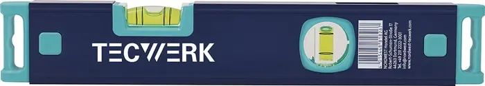 Nur Für Kurze Zeit Wasserwaage 40cm Alu.blau Spiegellibelle max.±0,5 mm/m TECWERK
