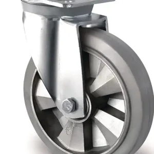 Nur Für Kurze Zeit Schwerlastlenkrolle D.160mm Trgf.400kg Lenkrolle Elastikgummi