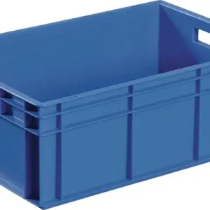 Begrenztes Angebot Transportbehälter L400xB300xH320mm blau PP Durchfassgr.Seitenw.geschl.TECWERK
