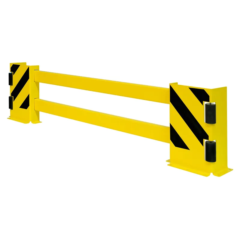 BLACK BULL Regalschutz-Planke B Set - 2 Winkel mit Leitrollen + 2 Planken Finale Aktion