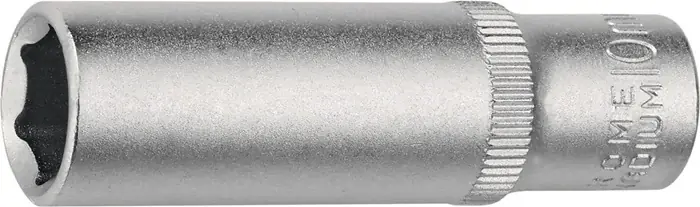 Tiefbett-Steckschlüsseleinsatz 1/4 Zoll 6-kant,lang SW 10mm L.50mm TECWERK Echt