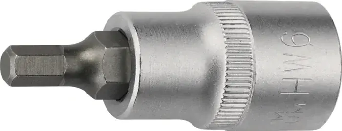 Steckschlüsseleinsatz 1/2 Zoll Innen-6-kant SW 12mm L.55mm TECWERK Solange Der Vorrat Reicht