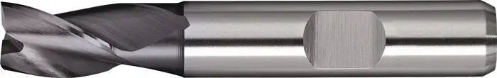 Bohrnutenfräser DIN 327 TypN D.3mm HSS-Co8 TiCN Weldon Z.3 kurz TECWERK Preis Gesenkt