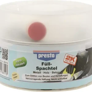 2K-Füllspachtel ocker,Härter rot 500g Dose PRESTO VE: 6 Stück Nur Für Kurze Zeit