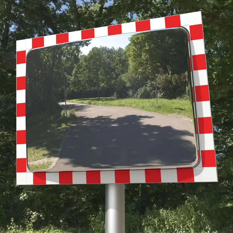 Super-Preis DURABEL PRO Verkehrsspiegel Edelstahl - mit Befestigungsschellen