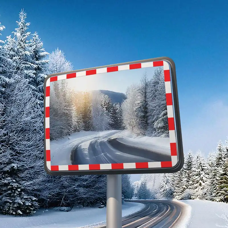 Solange Der Vorrat Reicht DURABEL IceFree BASIC Verkehrsspiegel Edelstahl - Rahmen aus verzinktem Stahl