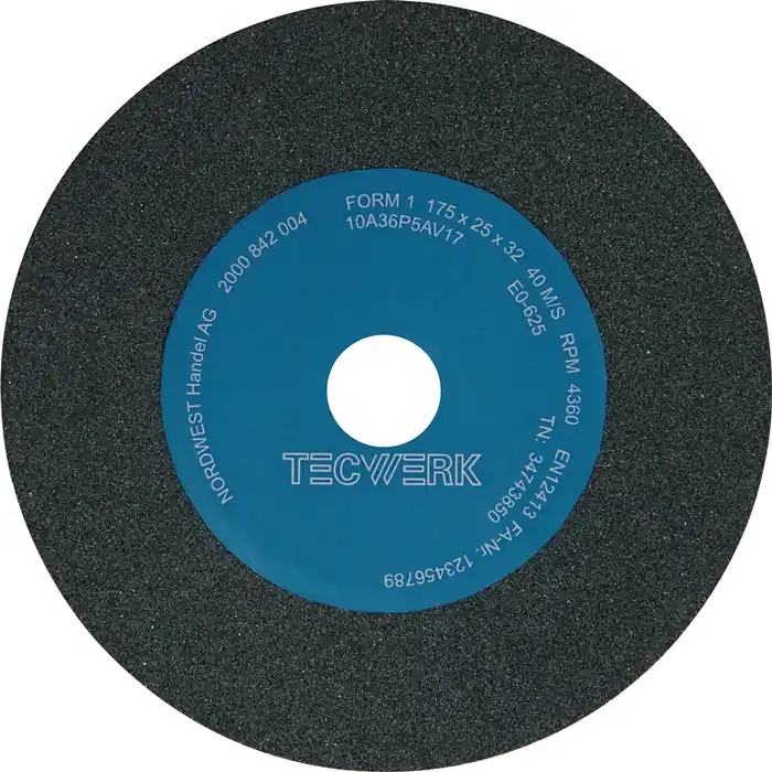Knallerangebot Schleifbockscheibe Ø175xB25x32mm 60 Form A NK,, TECWERK