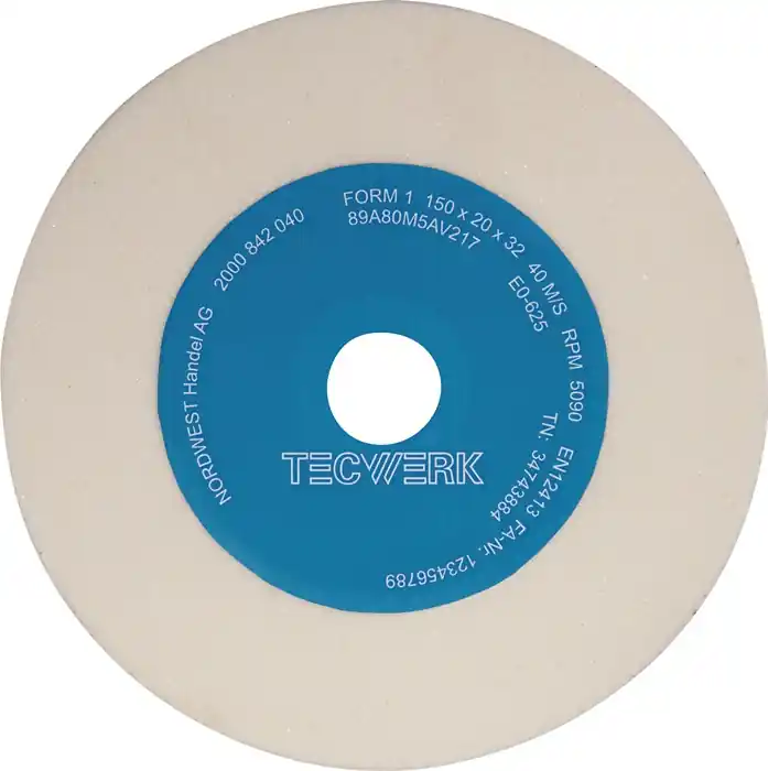 Schleifbockscheibe Ø200xB25x32mm 80 Form A AlOxid TECWERK Garantierte Lieferung