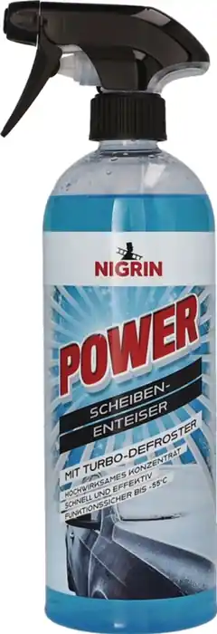 Scheiben-Enteiser POWER 750ml Sprühflasche NIGRIN VE: 6 Stück Begrenztes Angebot