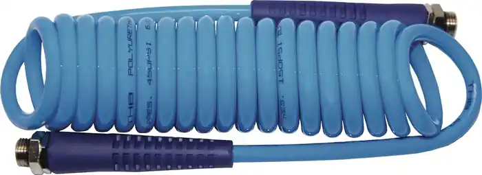 Spiralschlauch PRO ID 5mm AD 8mm L.3m blau 1/4 AG 1/4 AG AEROTEC Knallerangebot