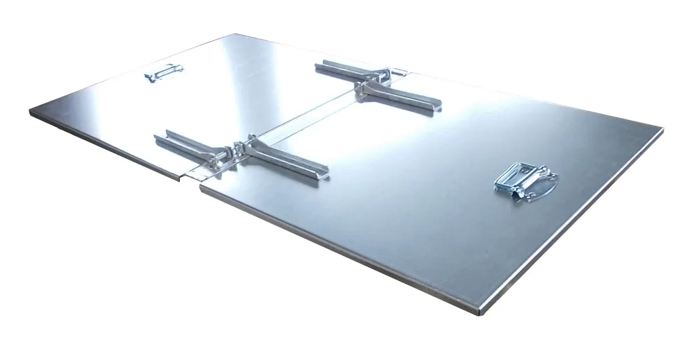 Bauer Südlohn Deckel verzinkt 2-teiliger Deckel für KK 400, KW 400, KW-ET 400, SKK 400, SKW 400, SKW-ET 400 Schnäppchen