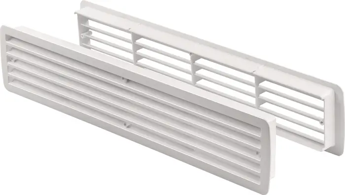 Bestseller Badezimmerlüftung 9020 W L.457mm B.92mm Ku.weiß Ecken rd HOJU