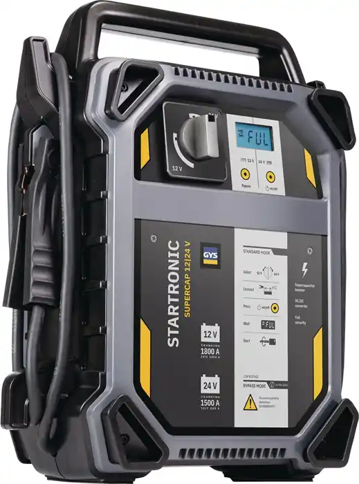Starthilfegerät SUPERCAP 12/24V 12 V+24V Startstrom 12 V:1800 A,24 V:1500 A Billig