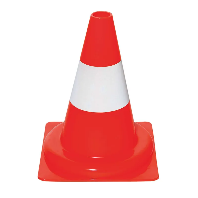 Neue Kollektion Leitkegel refklektierend PVS orange/weiß - reflektierend