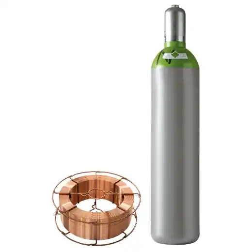 ELMAG STAHL-SET-Mischgas-20lt.-SG2/G3Si1-1,0mm/15kg Echt