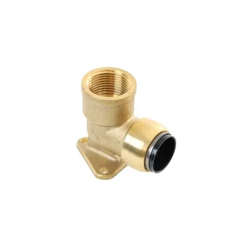 ELMAG Wandwinkel-Steckverbinder Messing "SharkBite" - für Rohr 22 mm und 3/4", 90° Garantierte Lieferung
