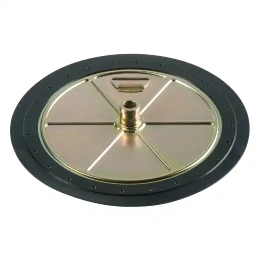 Top-Preis ELMAG Folgeplatte 0E66370 Durchmesser 370mm - für Fässer mit Innen-Ø 335-360 mm und Stutzen-Ø 30 mm
