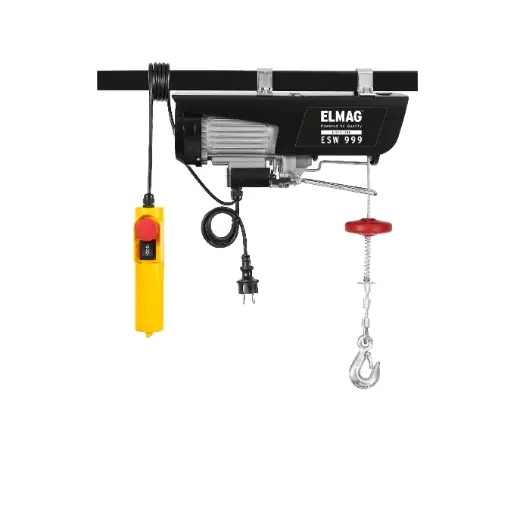 Schneller Versand ELMAG Elektroseilwinde ESW 999 - 500/999 kg inkl. Umlenkrolle
