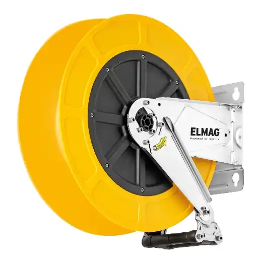 Top-Seller ELMAG INDUSTRIE Schlauchaufroller Edelstahl "4432/10" - ohne Schlauch - für Druckluft u. Wasser