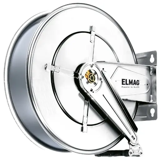 ELMAG INDUSTRIE Schlauchaufroller Edelstahl "564/20" - ohne Schlauch Markenprodukt