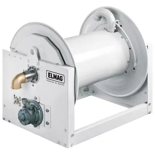 ELMAG INDUSTRIE Schlauchaufroller Serie 700 / L 690 - Pneumatischer Antrieb, für Öl Markenprodukt