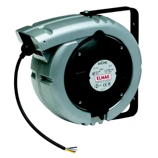 ELMAG Autom. Kabelaufroller ZECA - 6067/PRC/IP65, 15+2 Meter, 5x1,5mm² Expressversand