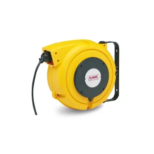 Top-Seller ELMAG Autom. Kabelaufroller ZECA "DATAFLUX" - 471102C, 8+1 Meter, 11x0,25 C mm², IP 42