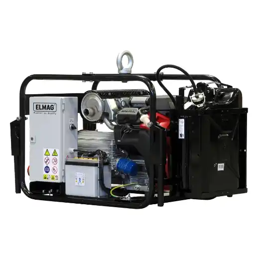 Rabatt ELMAG Stromerzeuger SEB 15054WDE-IP54-AVR-DGUV-B-BGBAU - mit HONDA-Motor GX690