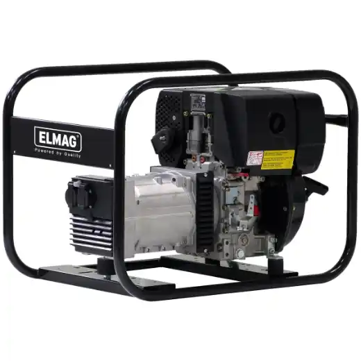 Günstig ELMAG Stromerzeuger SED 4200W-AVR - mit HATZ-Motor 1B30 mit AVR-Regelung