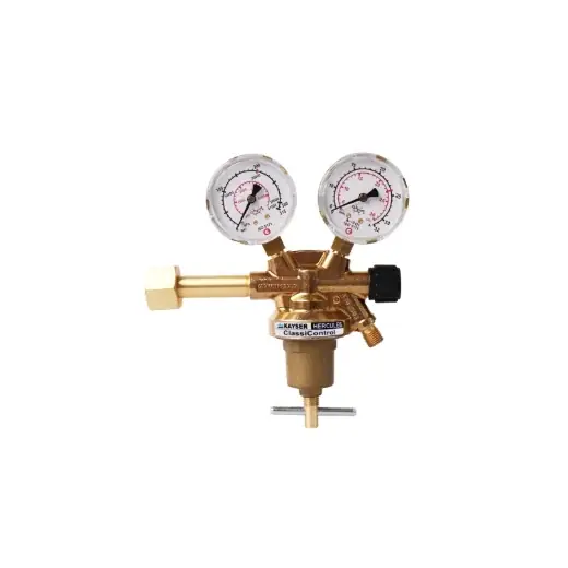 Neue Ware ELMAG Druckregler "Argon/Co2" - mit 2 Manometer, Ø 63mm