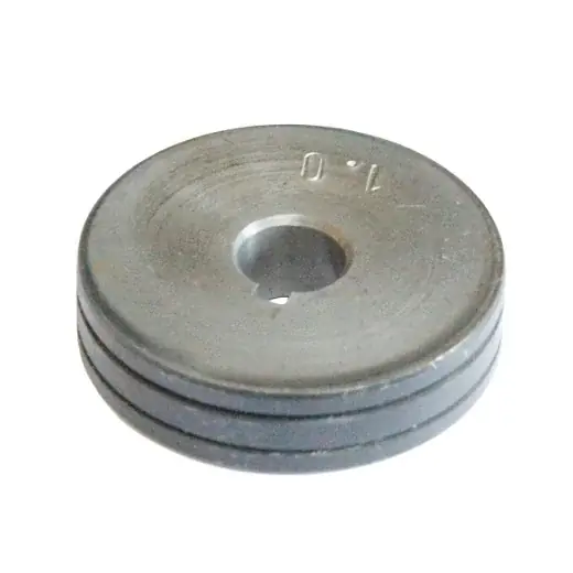 Aktuell ELMAG Vorschubrolle 0,8/0,9-1,0 mm, Ø 40xØ20x10 - für Stahl, TS, f. WB-P400/WB-P500L