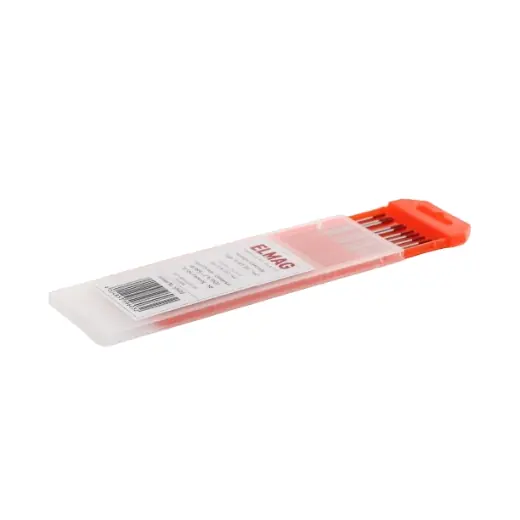 Nur Heute ELMAG Wolfram-Elektrode Type "E-WT 20", "rot" - 1,6 x 175 mm - Universal, 10 Stk. Packung - SB