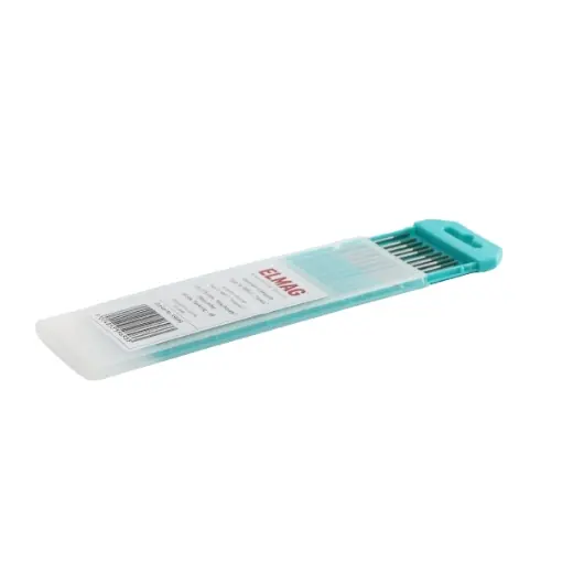 ELMAG Wolfram-Elektrode Type "E-WR 2", "türkis" - 2,0 x 175 mm, "Mischoxide", 10 Stk. Packung - SB Sale