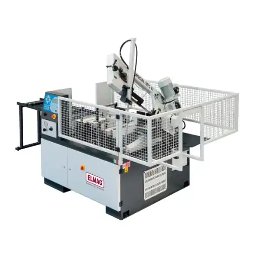 ELMAG MACC Metall-Bandsägemaschine - Modell SPECIAL 391 A CNC (Standard mit 1,5 m Zulauf-Rollbahn) Aktuell