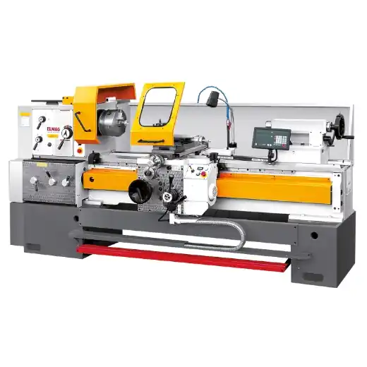 Billig ELMAG Universal-Drehmaschine - PREMIUM CU 500 RD - Vario Spitzenweite 1500mm -inkl. RÖHM-Drehfutter