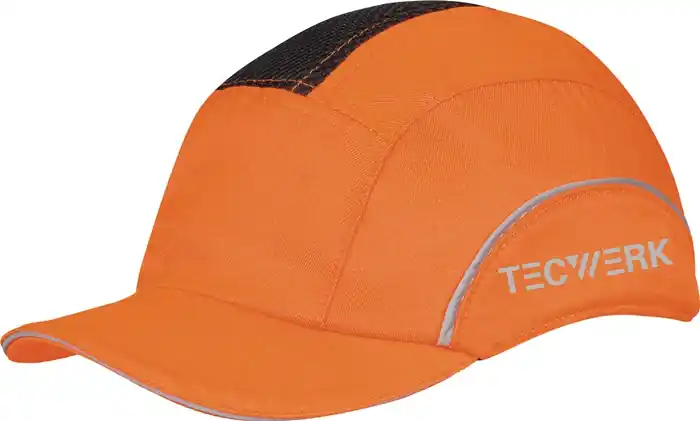 Anstoßkappe Daylight Base-Cap II 52-65cm neonorange EN 812:2012 TECWERK Saisonangebot