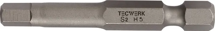 Bit 1/4 Zoll 6mm L.50mm TECWERK VE: 10 Stück Saisonangebot